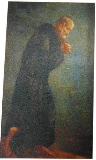 Miniatura 4 de St Peregrine - Juego de cartas de santo patrón de cáncer, patrón de oración en la espalda, paquete de 10