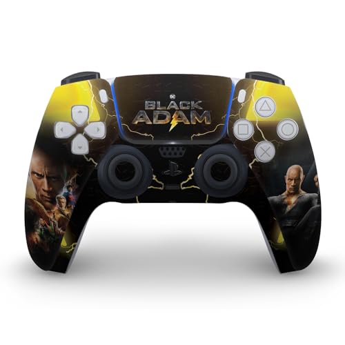 Autocollant Black Adam PS5 Digital skin manette vinyle design - 4