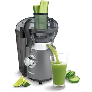 Cuisinart Compact Blender & Juice Extractor Combo (with 16oz Travel Cup), 450W, Stainless Steel (BJC-550C)