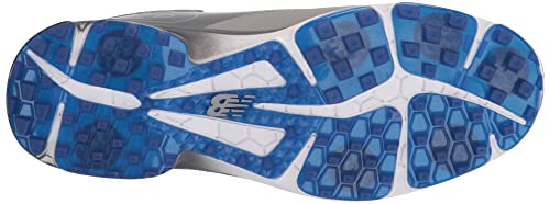 New Balance Men's Fresh Foam X Defender Sl Golf Shoe, Grey/Blue, 11.5 Wide #TOP3