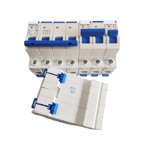 Disjoncteur miniature MCB DZ47-63 à fixation rail DIN avec technologie de type C