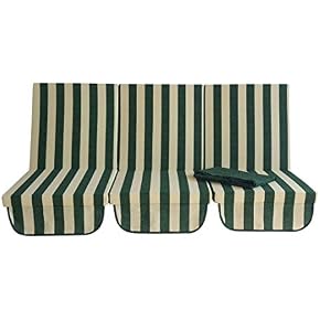 Cuscini Dondolo Giardino Cuscini Di Ricambio Per Dondolo Da Giardino 180x55cm - Set Completo Con Tetto, Colore Glicine, Made In Italy Cuscini Esterni Resistenti