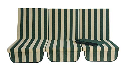 Repuesto completo de techo para balancín de 4 plazas (170 cm), algodón desenfundable Cover