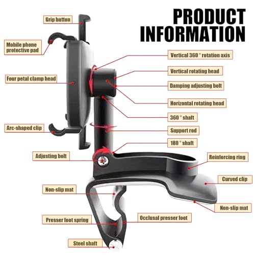 Leediga LEE160 Pack-1 Car Dashboard Mobile Phone Holder thumb #2