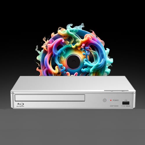 MULTIREGION Blu-ray Player Compatible with Panasonic DMP-BD84EB-S 2D - WiFi & LAN All Zone Code Free Regions A, B & C DVD Regions 1-8 - DMP-BD84 Matt Silver