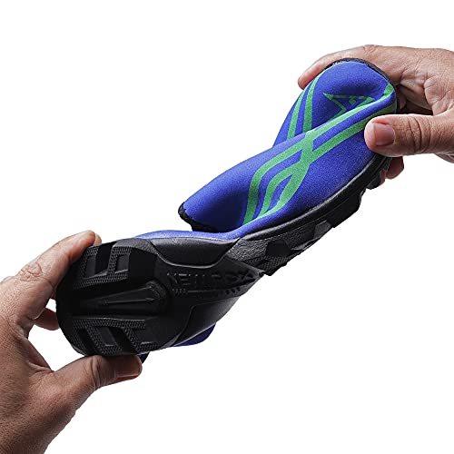 Sapatilha Aventura Mergulho Hiking Trekking Neo Hibrido Masculino New Fox Cor:Azul;Tamanho:43;Gênero