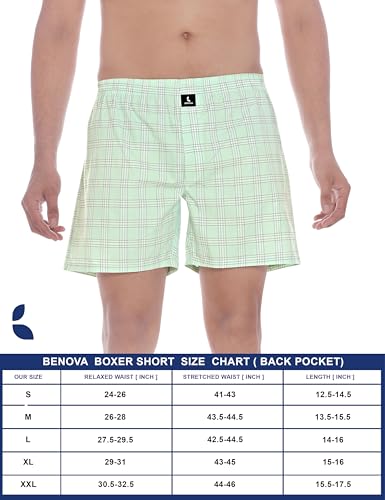 Image of Cotton Boxer Shorts for Men, Breathable, Comfortable & Lightweight (Pack of 2)