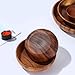 Imagen de vajilla de madera de acacia