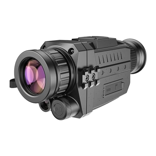 Télescope Monoculaire Infrarouge À Vision Nocturne Numérique 8X, Longue Portée, Zoom 100% dans L'obscurité, avec Écran LCD TFT 1.5 Pouces Mise Au Point Précise Image Claire Lumineuse