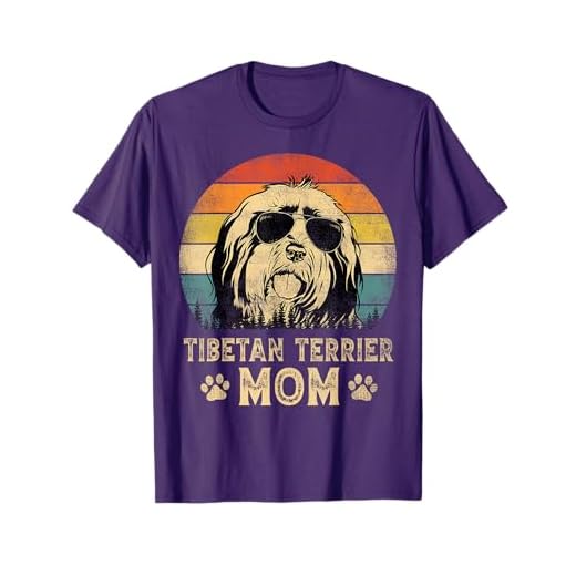 Vintage Tibetan Terrier Mom Dog Lovers Mother's Day T-Shirt