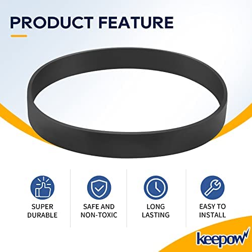 Keepow 562932001 Vacuum Belt For Hoover Vacuum Cleaner, 38528-033 Ah20080 Replacement Belt For Hoover Windtunnel Vacuum Parts, 4 Pack #TOP4