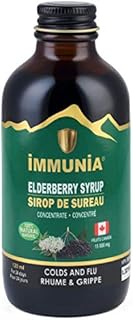 Organic elderberry syrup for adults and kids. Cold & Flu. Delicious taste. Made