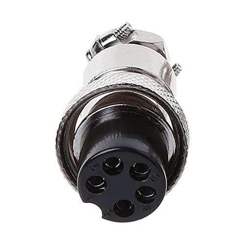 Conector eléctrico hembra tipo GX16 5 pines 16mm miniatura 1