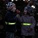 Reflective Sash for Walking at Night, High Visibility Reflective Running Gear Night Walking Safety Gear for Men Women Kids, Reflective Sash with 2 Pcs Reflective Armbands for Running Walking (Green)