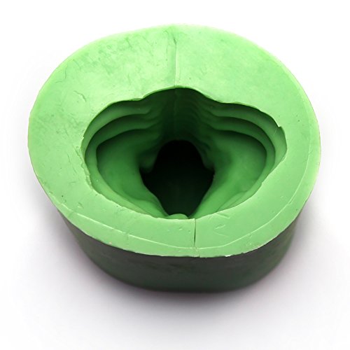 Silicone Skull Mold Handmade Soap Candle Making Tools 3D Halloween Skeleton Mould #TOP2