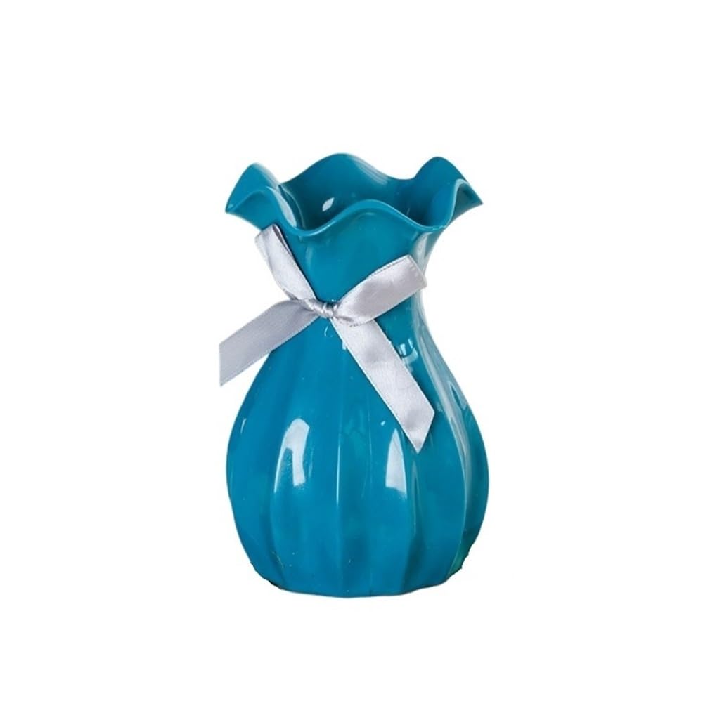 Vase à fleurs incassable en plastique anti-chute pour décoration de salon