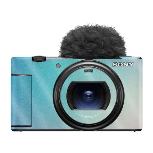 Image of Glossy Glitter Camera Skin Compatible with Sony ZV-1 Mark II (2023) - Vivid Fog - Premium 3M Vinyl Protective Wrap Decal Cover - Easy to Apply | Crafted in the USA by MightySkins