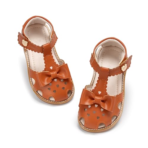 Image of GINFIVE Toddler Girls Sandals Girls Toddler Sandals Little Girls Kids Shoes
