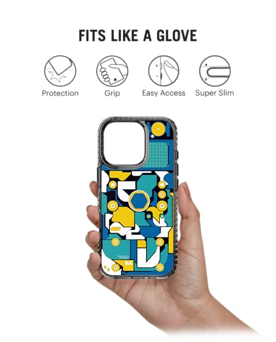Image of DailyObjects Case for iPhone 16 Pro Compatible with Mag-Safe Wireless Charging, Stride 2.0 Calculator Slim Shockproof Back Cover with Inner Magnetic Ring