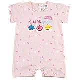 CERDÁ LIFE’S LITTLE MOMENTS Baby - Mädchen 2200006942_T12M-C70 Baby Girl Strampler Baby Shark, Rosa, Estándar