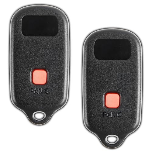 Keyless Entry Remote Key Fob Shell de repuesto para llaves automotrices x2 2