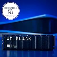 WD_BLACK SN850 mit Heatsink 1TB NVMe interne Gaming SSD; PCIe Gen4 Technologie, bis zu 7000 MB/s Lesen, M.2 2280, Works with PlayStation 5 (ab Softwareversion 21.02-04.00.00), Festkörper-Laufwerk – Ansicht 2
