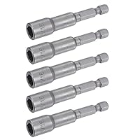 Bout Dopsleutel 1/4 Hex Shank Power Vleugelmoer Driver Slot Vleugelmoeren Boor for Paneelmoeren Schroeven oog Haak Bout (Color : 16mm
