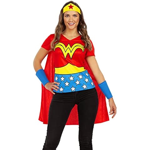 Funidelia Official Wonder Woman Costume Kit for Women Cover