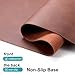 Leather Desk Pad Protector, Office Desk Mat, Large Laptop Mouse Pad, PU Non-Slip Desk Blotter, Waterproof Writing Pad, Computer Keyboard Mat for Desktop 39.4 x 17 inch (Brown)