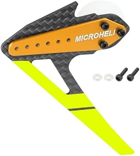 Microheli Adjustable Tail Motor Mount w/ Fin Set (YL) - GOOSKY S2