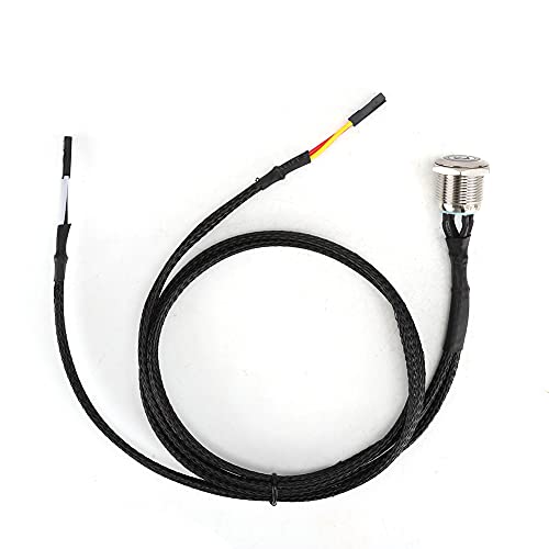 Alimentation LED ordinateur de bureau interrupteur métal rouge - 7