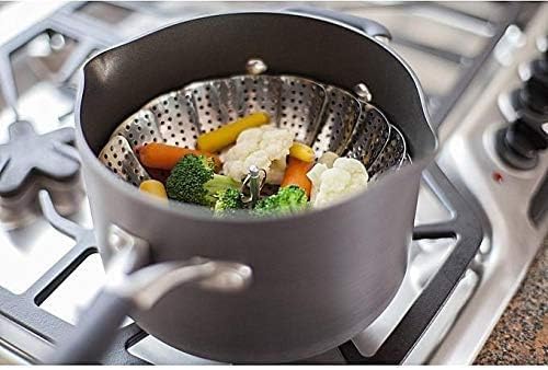 Miniatura 5 de Vita Saver de acero inoxidable, vaporizador para cocinar verduras al vaporMomos