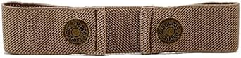 Dapper Snappers Original Toddler Solid Belts, Beige, 2 Count...