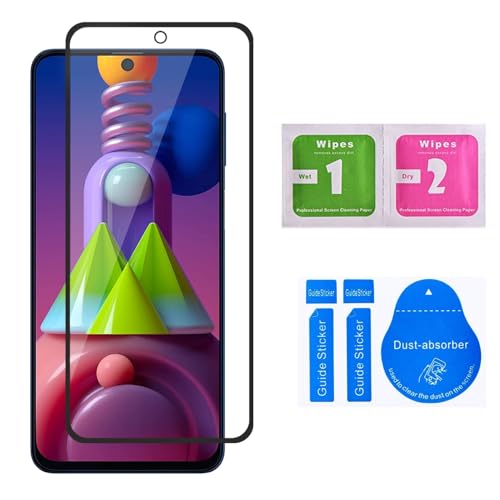 Image of Tempered Glass Protector for Samsung Galaxy M51 /M62 /F62 /A71 /Note 10 Lite /S10 Lite - Premium HD Clarity
