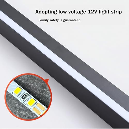 Applique murale LED extérieure 60cm dimmable avec télécommande étanche IP65