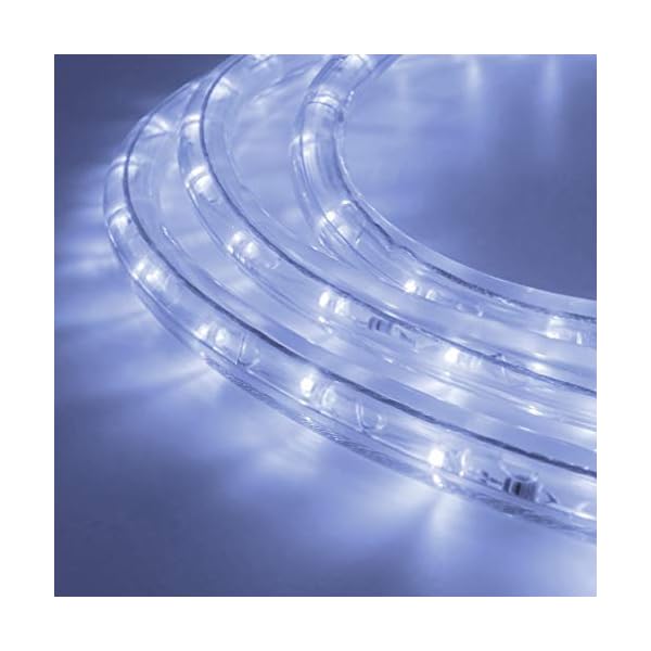 Forever Speed LED Lichterschlauch, Lichtschläuche LED für Außen IP65 Kaltweiß, Wasserfest LED Schlauch für Halloween, Garten, Weihnachten, Hochzeit,Party Beleuchtung Dekoration – Bild 6