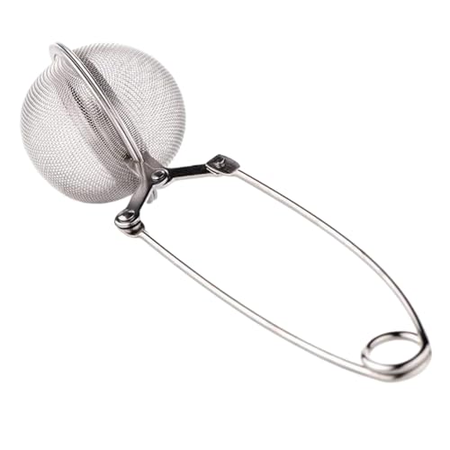 Colador De Bolas De Té - Red Para Bolas De Té, Colador Portátil A Presión | Filtros Infusor De Té De Malla De Acero Inoxidable, Filtros De Infusor De Té Multifuncional Para Té Y Café Sfus