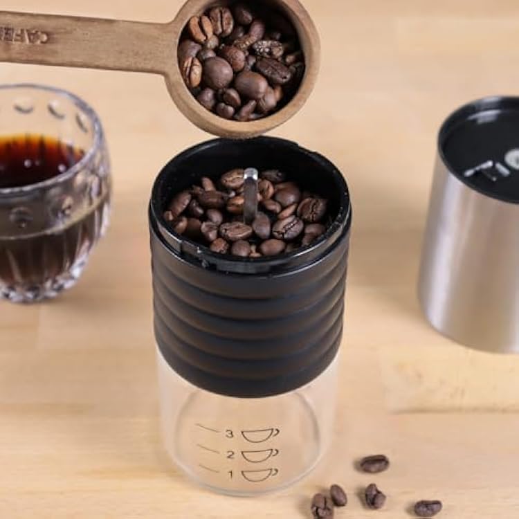 Coffee Grinder Electric, coffee bean grinder, spice grinder, Stainless steel, suitable for kitchen home use,rechargeable and reusable