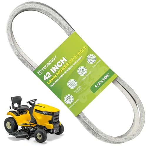 954-05021 Mower Deck Belt for Cub Cadet 42 Inch XT1 LT42 XT2 LX42 Craftsman T210 T2200 MTD 754-05021 Lawn Mower - Aramid Cord, 1/2