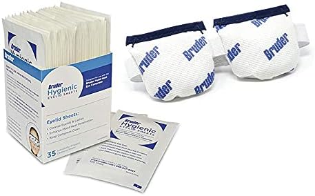 Bruder Compressa ocular de calor úmido e folhas para pálpebras — 35 unidades