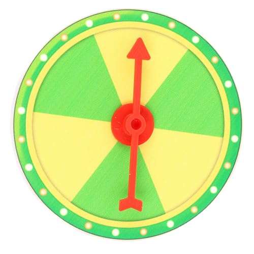 KONTONTY 1Set Small Prize Wheel Hanging Turntable for Parties Classrooms and Events Game Prop for Trade Shows and Carnival Activities Compact Design for Easy