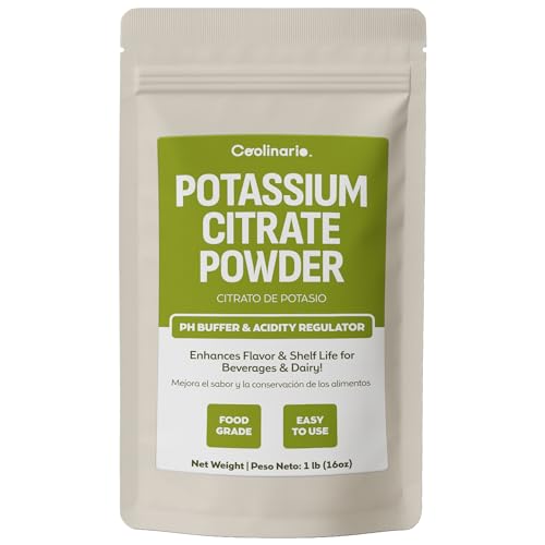 Coolinario Potassium Citrate Powder (453.5g) Food Grade