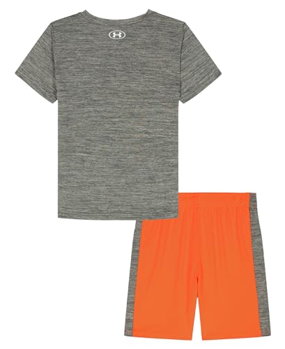 Image of Under Armour Boys 2-piece Short Sleeve Graphic T-Shirt and Shorts Set, Lightweight & Breathable