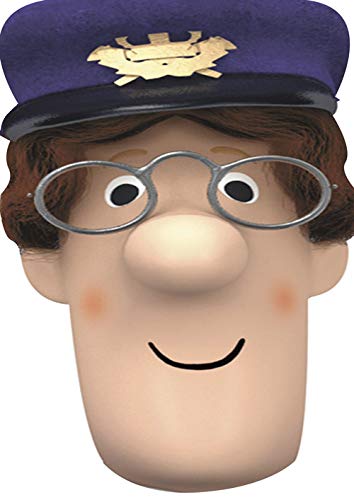 FoxyPrinting Postman Pat 2018 Kids Celebrity Cardboard Party Face Mask Fancy Dress