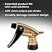 320 Black & Gold Acid Resistant Sprayer - 9-1/4