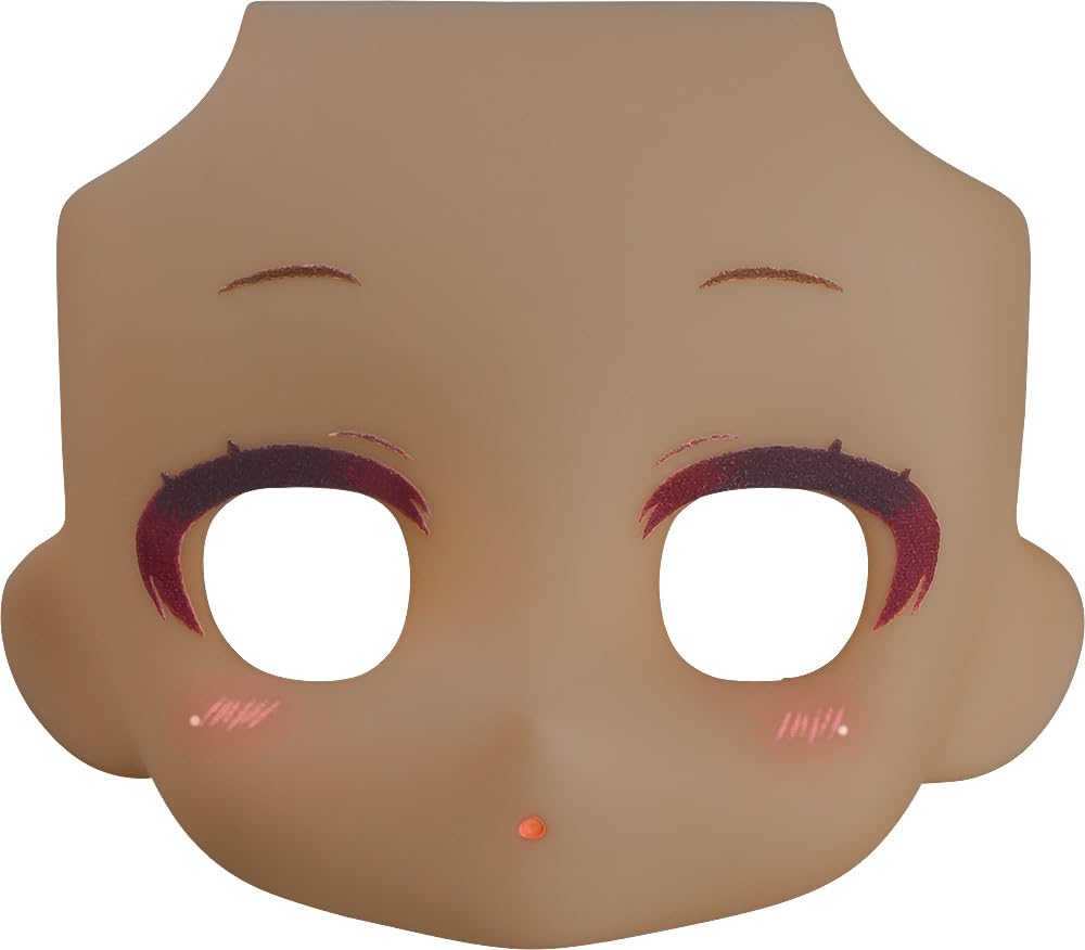 かすたむフェイス ☾cream + レジンアイ ねんどろいどどーる かすたむフェイス Make Up！：れにゃ01（peach