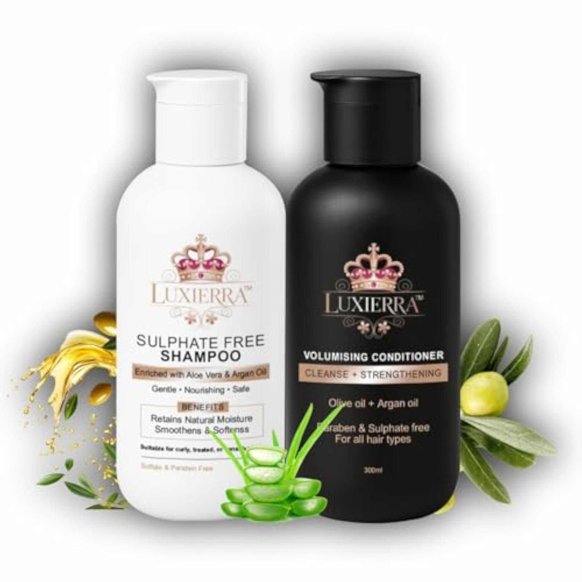 Sulphate-Free Shampoo & Conditioner Set, 300ml Each
