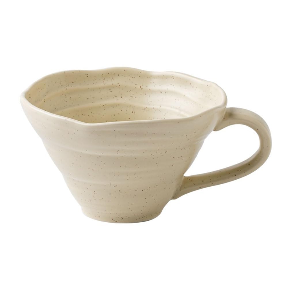 LIBANGRONG-888 Mugs Large Caliber Matte Ceramic Coffee Cup Capacity Breakfast Mug Drinking Milk Tea Cup