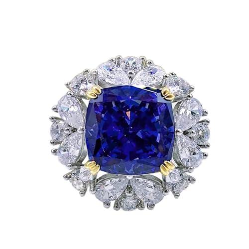 Bague argent 925 femme diamant carbone jaune qui ne ternit pas pour sublimer vos mains