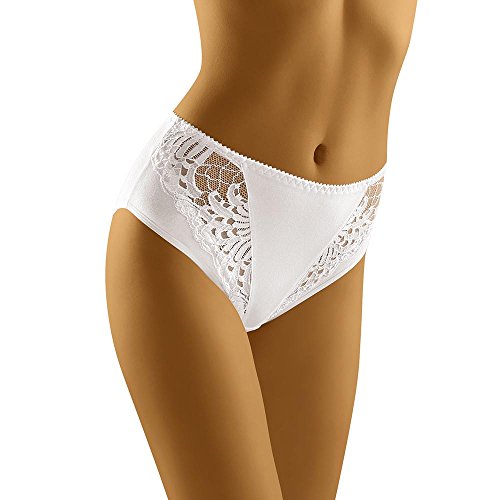 Wolbar Femmes Maxi-Slips WB51, Blanc,XL